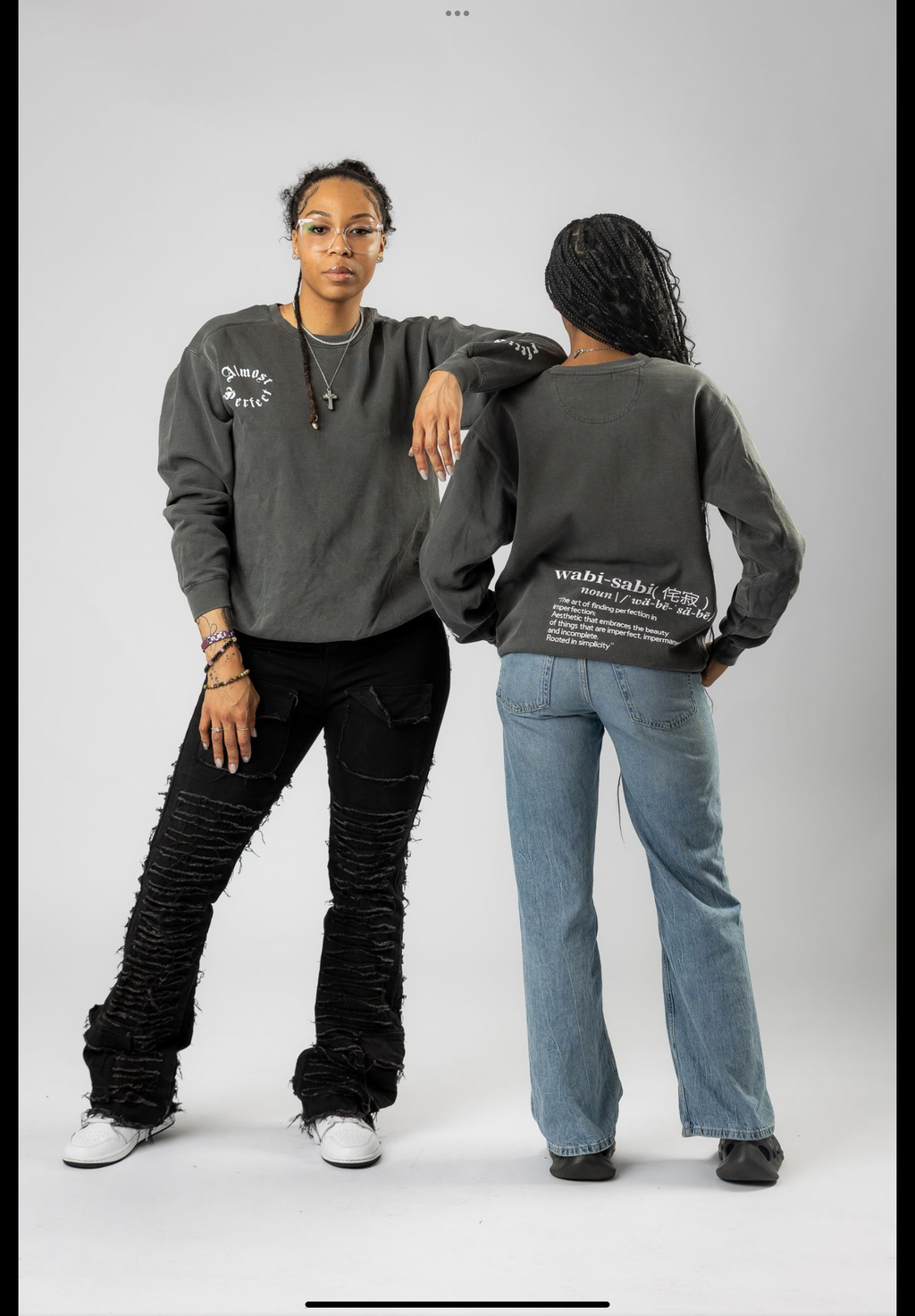 Almost perfect (Wabi-Sabi) imperfect Crewneck