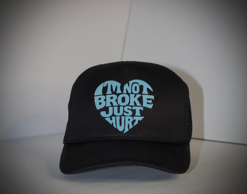 Hurt 🩵 Trucker ( Black/Blue )